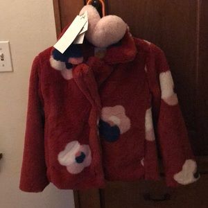 Girls Size 10 Super Soft Faux Fur